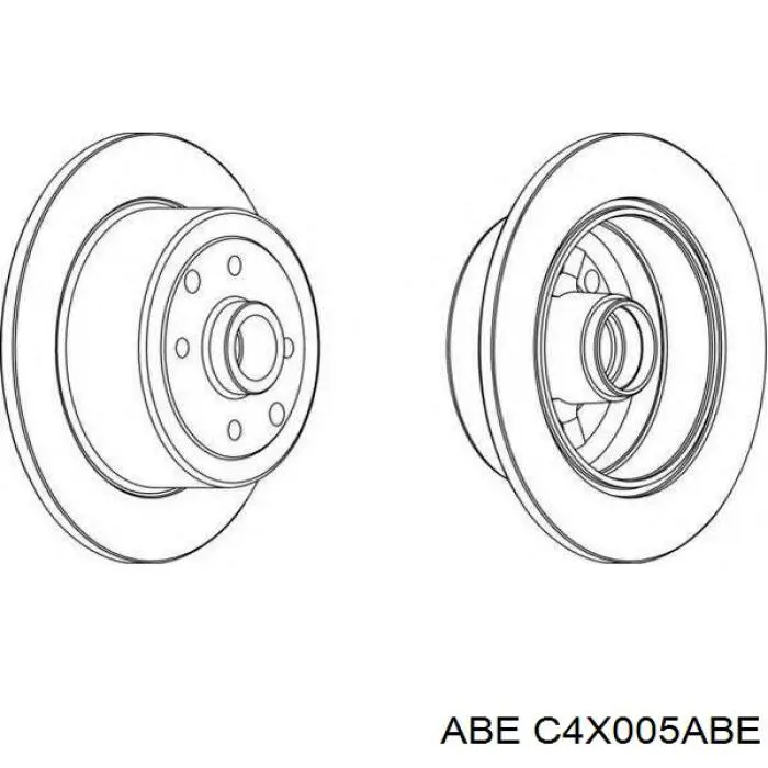 C4X005ABE ABE Дисковый тормоз