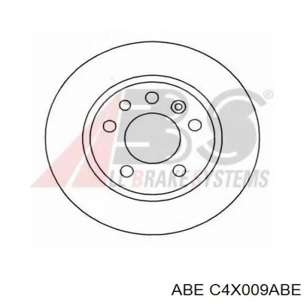 Диск гальмівний задній C4X009ABE ABE