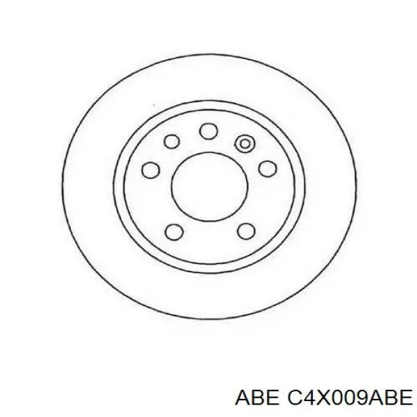 Задний дисковый тормоз ABE C4X009ABE
