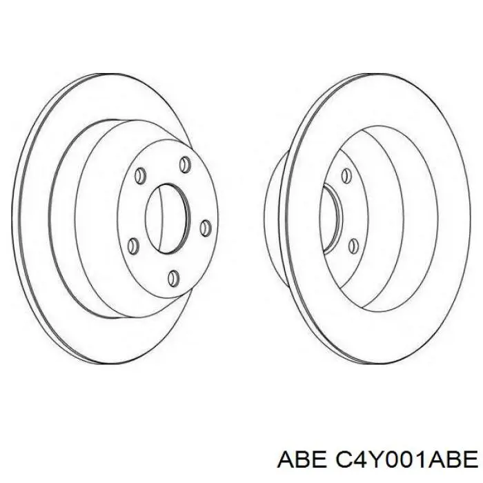 C4Y001ABE ABE Дисковый тормоз