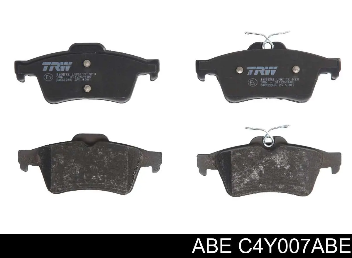 Тормозные диски C4Y007ABE ABE