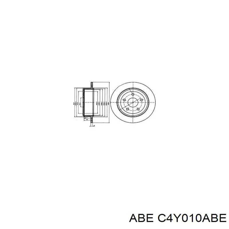 Купить C4Y010ABE ABE Диск тормозной задний