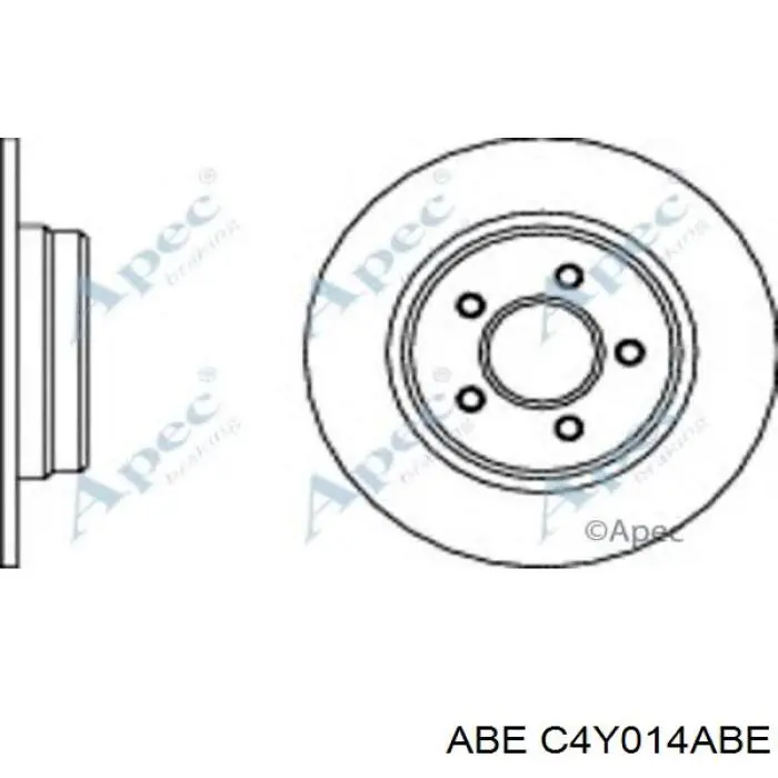 Тормозные диски C4Y014ABE ABE