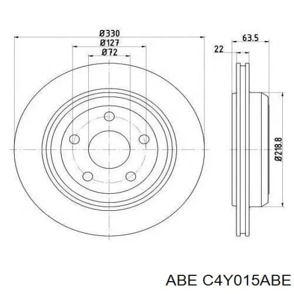 Купить 193225 Maxgear Диск тормозной задний