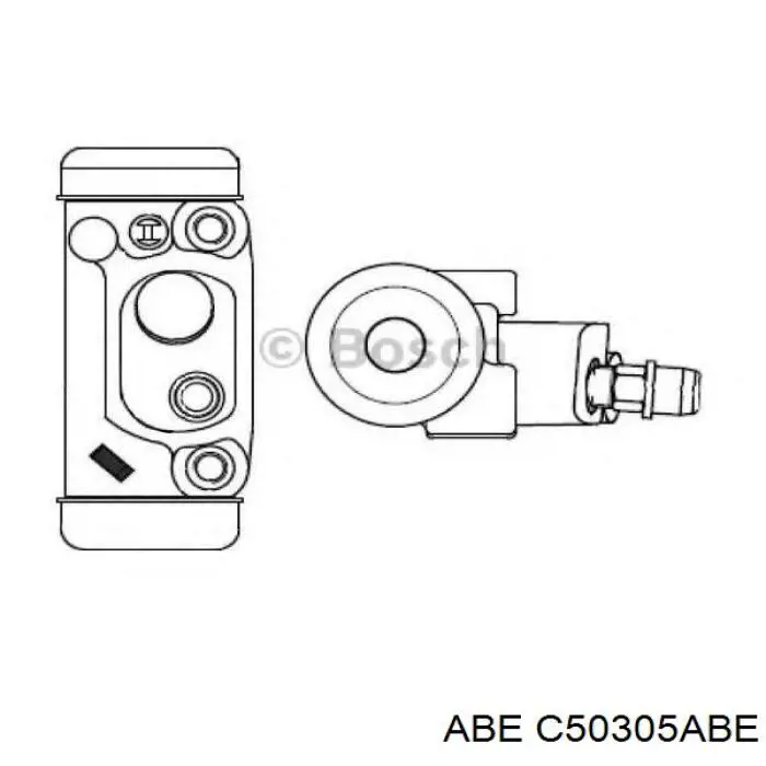 Цилиндр тормозной колесный C50305ABE ABE