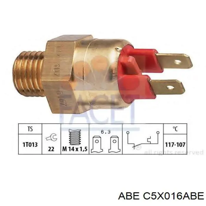 Рабочий цилиндр ABE C5X016ABE