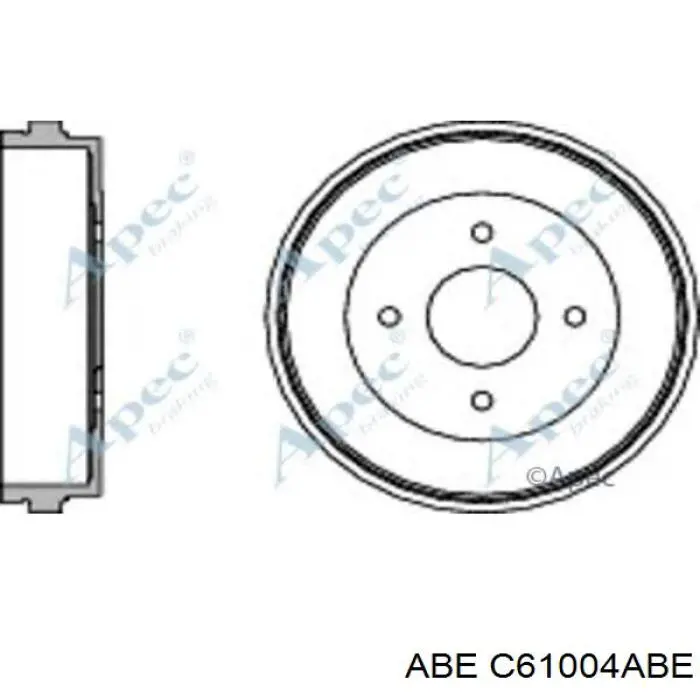 Тормозной барабан C61004ABE ABE