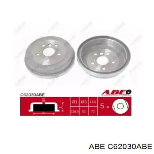 Тормозной барабан C62030ABE ABE