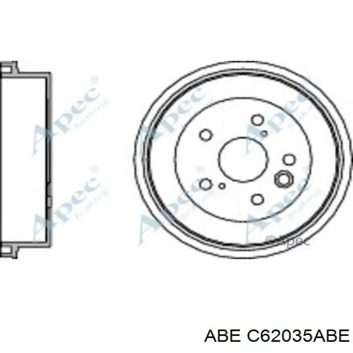 Тормозной барабан C62035ABE ABE