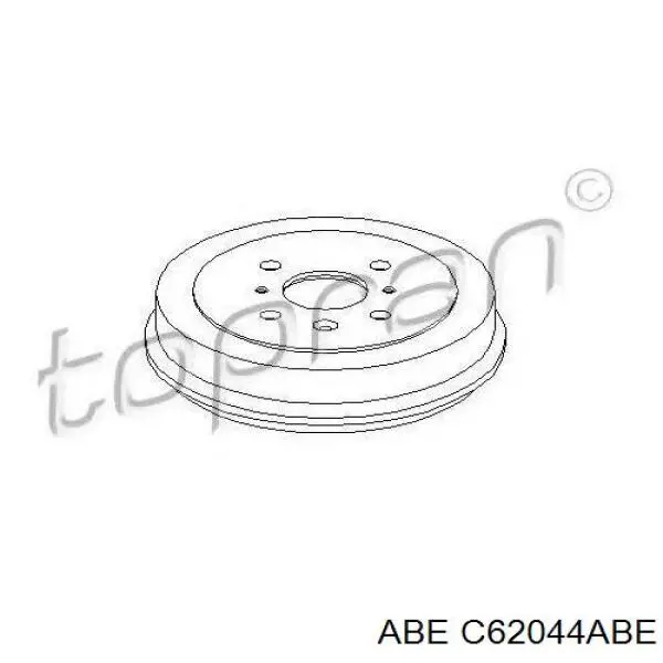 C62044ABE ABE Тормозной барабан