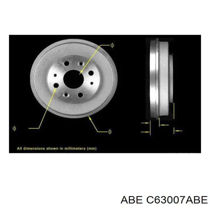 Задний барабан ABE C63007ABE