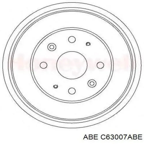 C63007ABE ABE Тормозной барабан