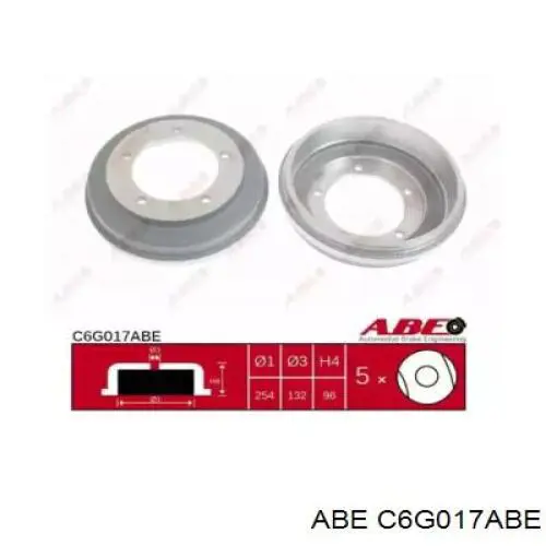 Задний барабан ABE C6G017ABE