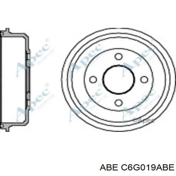 Тормозной барабан C6G019ABE ABE