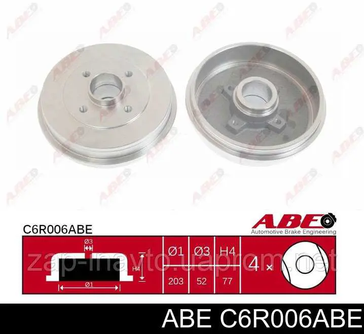 Купить C6R006ABE ABE Тормозной барабан