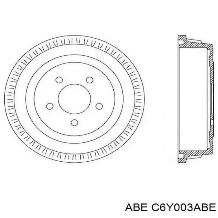 Тормозной барабан C6Y003ABE ABE