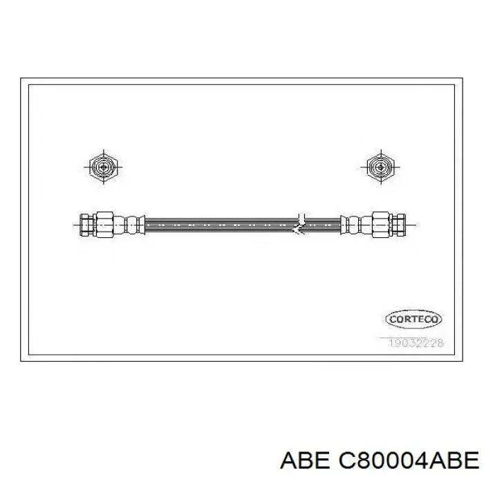 Задний тормозной шланг C80004ABE ABE
