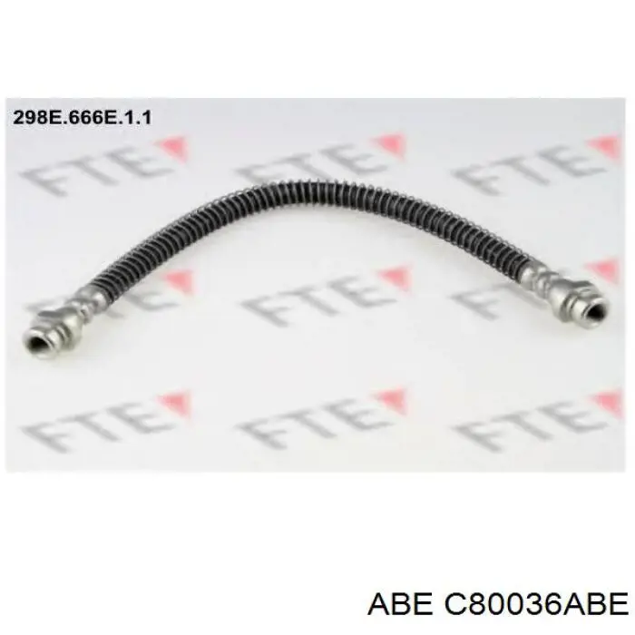Купить C80036ABE ABE Шланг тормозной передний