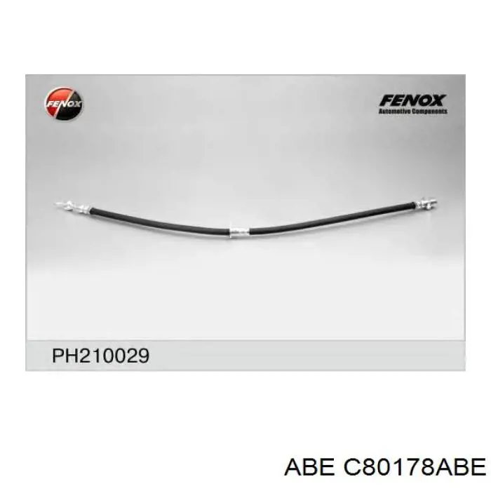 Шланг тормозной задний, правый ABE C80178ABE цена, от 14.95 USD