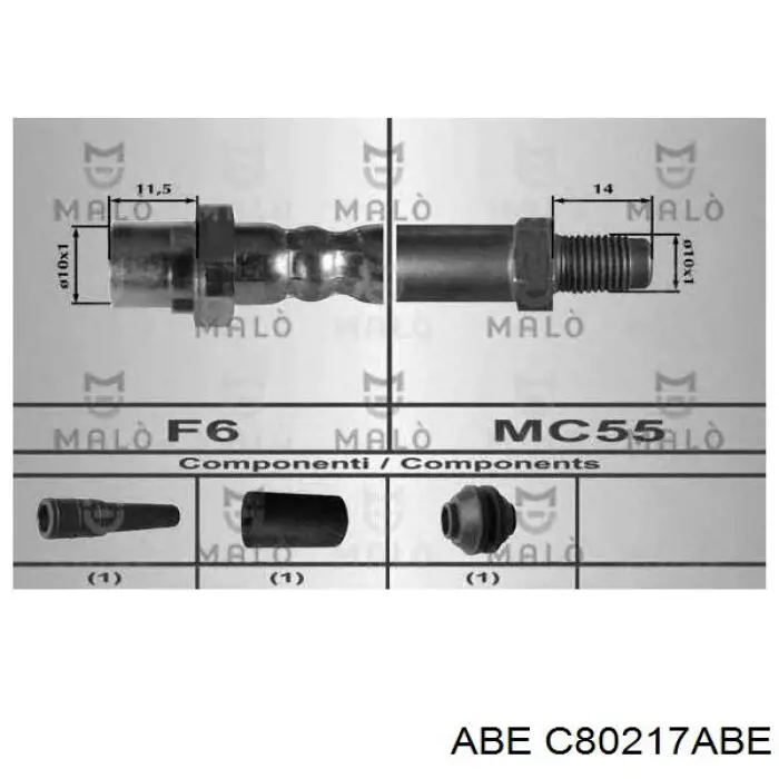 Шланг тормозной ABE C80217ABE