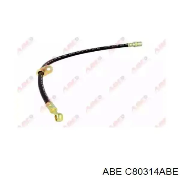 Шланг тормозной передний, левый ABE C80314ABE цена, от 12.61 USD