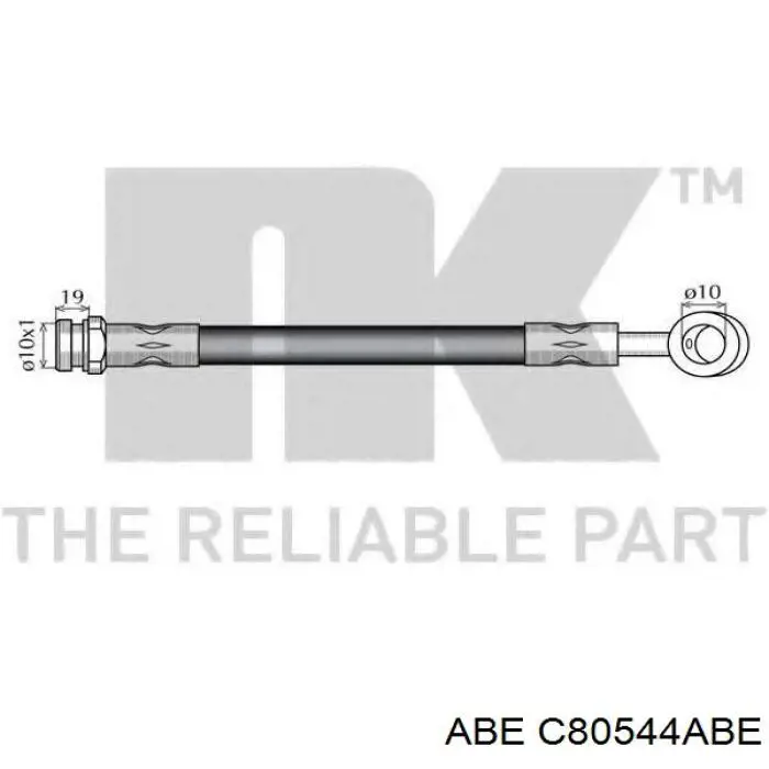 Тормозной шланг ABE C80544ABE цена, от 14.61 USD