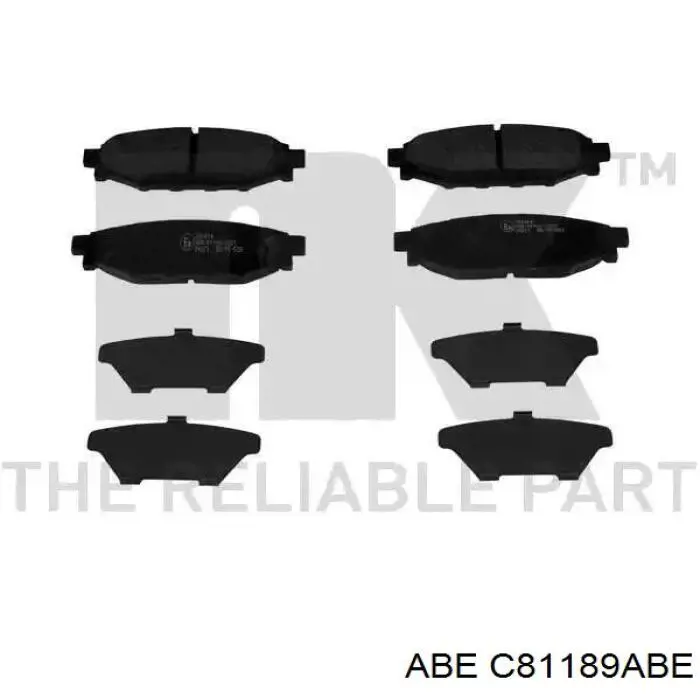 Тормозной шланг задний ABE C81189ABE цена, от 6.23 USD