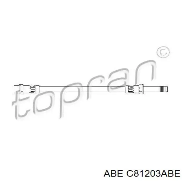 Тормозной шланг задний ABE C81203ABE цена, от 5.63 USD