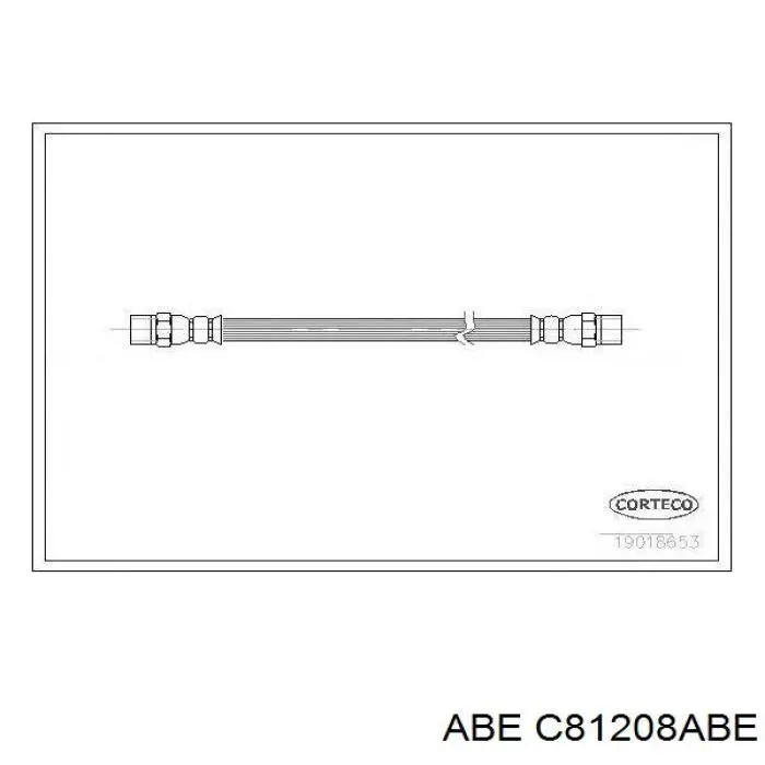 Задний тормозной шланг C81208ABE ABE