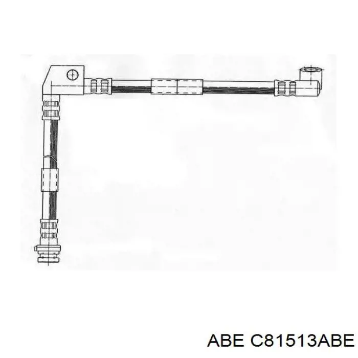 Передний левый тормозной шланг Nissan/Infiniti 4621150J60