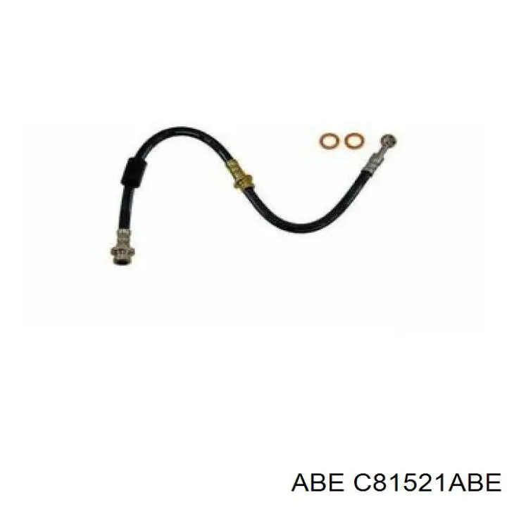 Шланг тормозной передний, левый ABE C81521ABE цена, от 11.63 USD