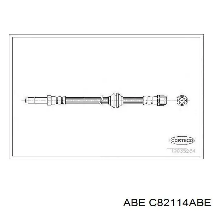 Шланг тормозной передний ABE C82114ABE