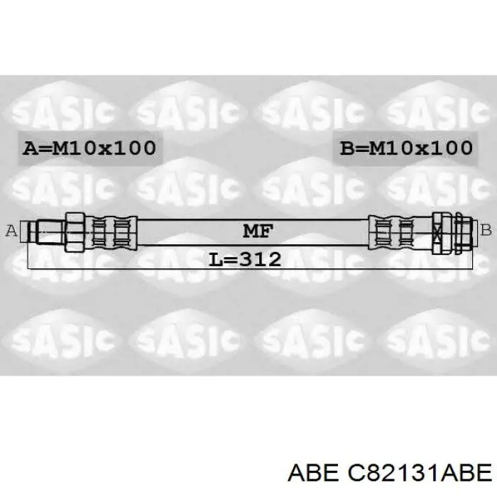 Шланг тормозной передний C82131ABE ABE