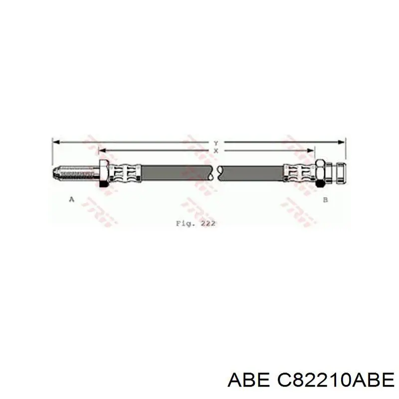 Задний тормозной шланг C82210ABE ABE
