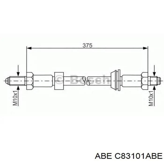 Купить BS6120 DP Group Шланг тормозной передний