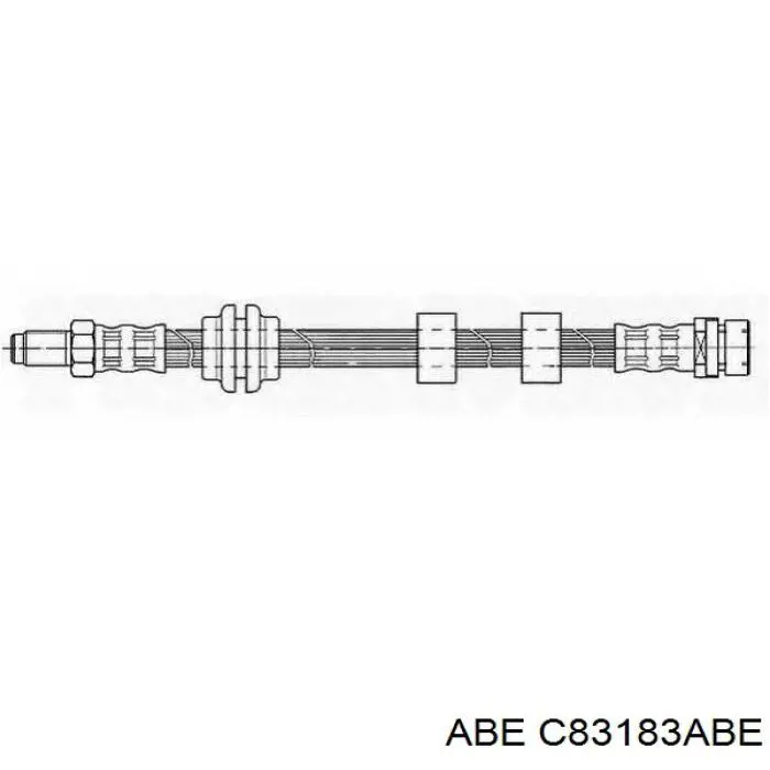Купить C83183ABE ABE Шланг тормозной передний