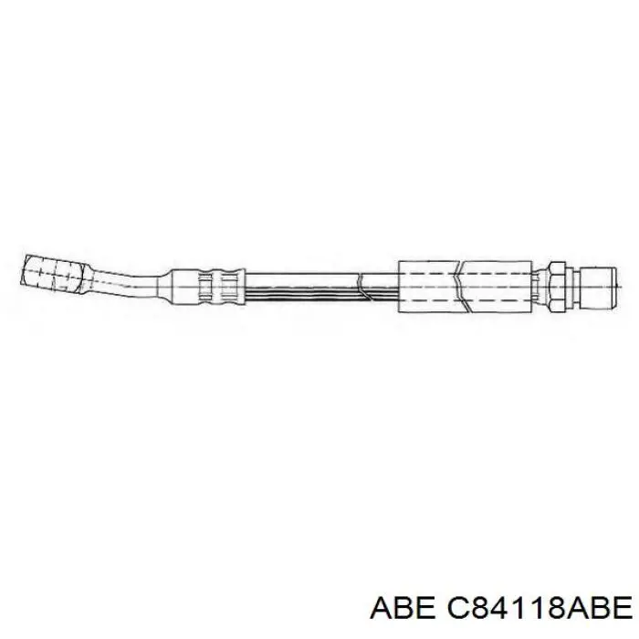 Шланг тормозной передний C84118ABE ABE