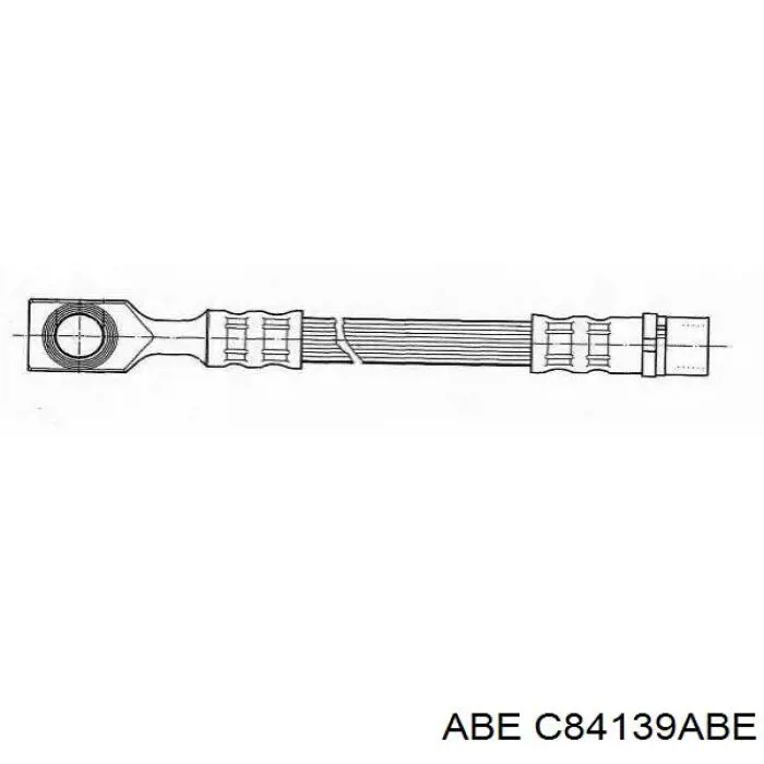 Купить C84139ABE ABE Задний тормозной шланг