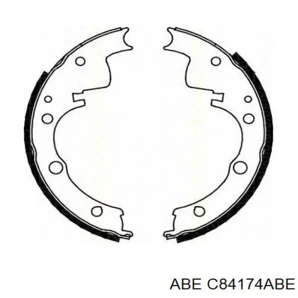 Шланг тормозной задний правый C84174ABE ABE