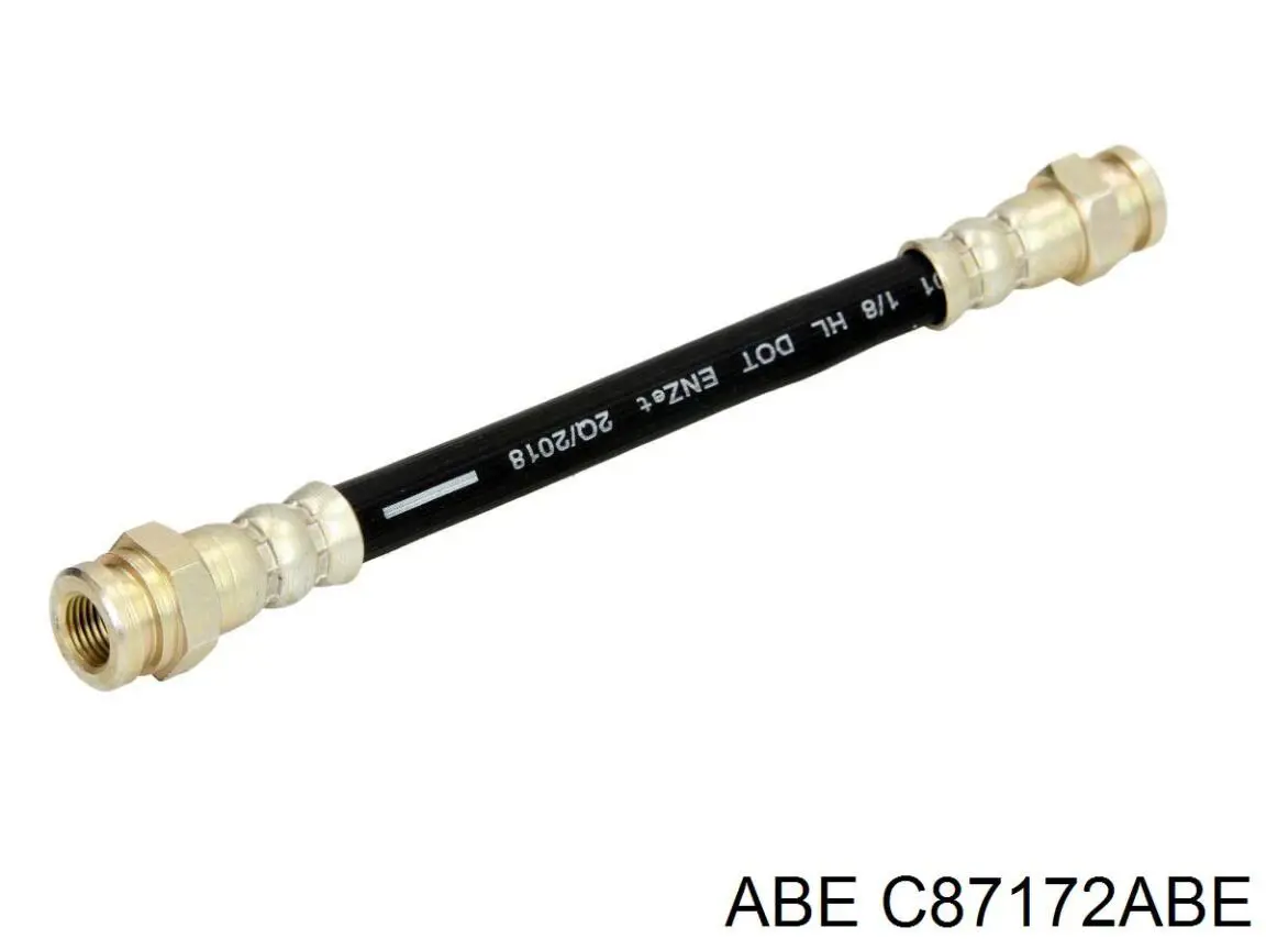C87172ABE ABE шланг тормозной задний