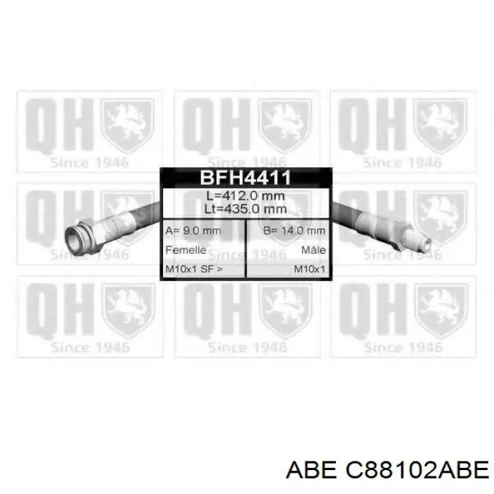 Задний тормозной шланг C88102ABE ABE
