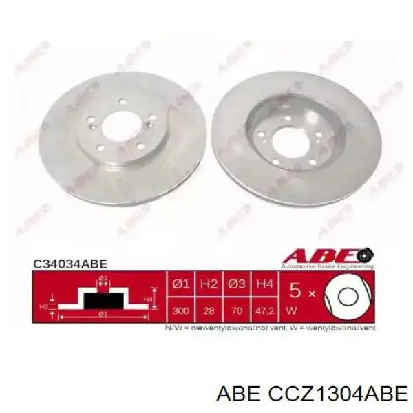 Купить CCZ1304ABE ABE Датчик АБС задний правый