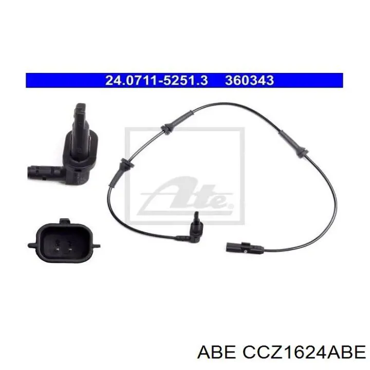 Датчик АБС (ABS) передний CCZ1624ABE ABE