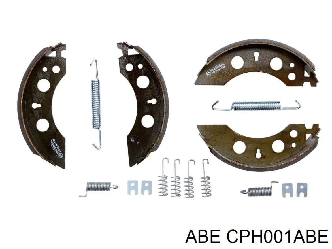 Тормоза рабочие задние ножные и тормозные барабаны ABE CPH001ABE цена, от 49.17 USD