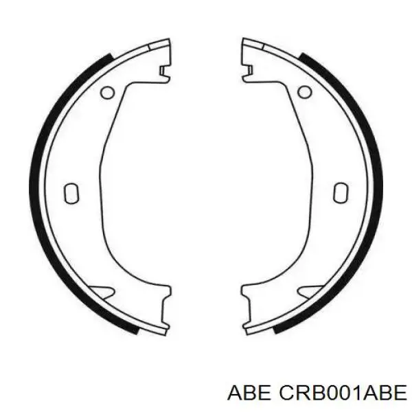 CRB001ABE ABE колодки ручника (стояночного тормоза)