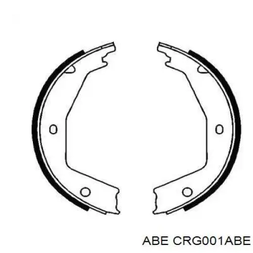 Колодки ручника CRG001ABE ABE