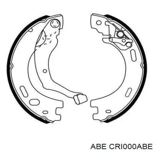 Колодки ручника CRI000ABE ABE