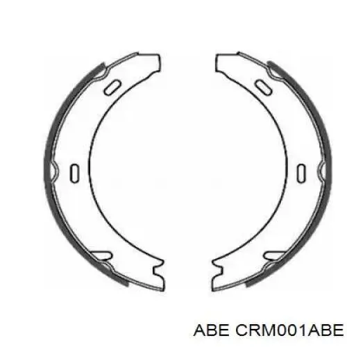 Колодки ручника CRM001ABE ABE