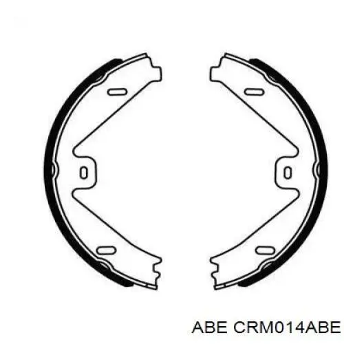 Колодки ручника CRM014ABE ABE