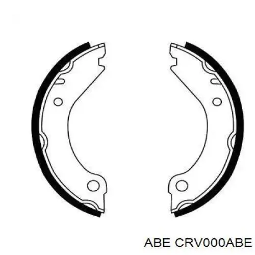 Колодки ручника (стояночного тормоза) ABE CRV000ABE